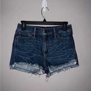 Blue Hollister short shorts high-rise size 3 W26